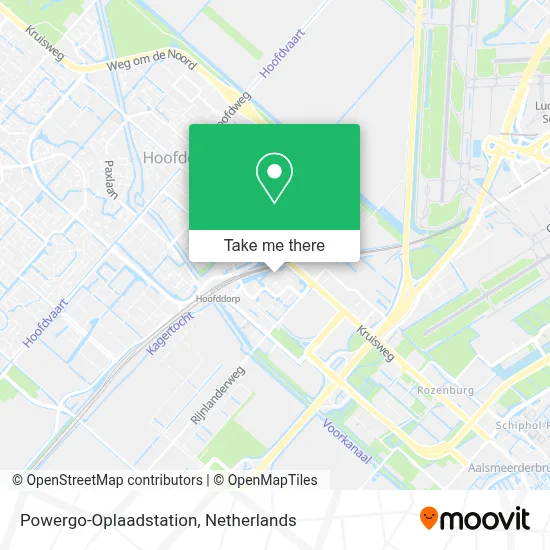 Powergo-Oplaadstation map