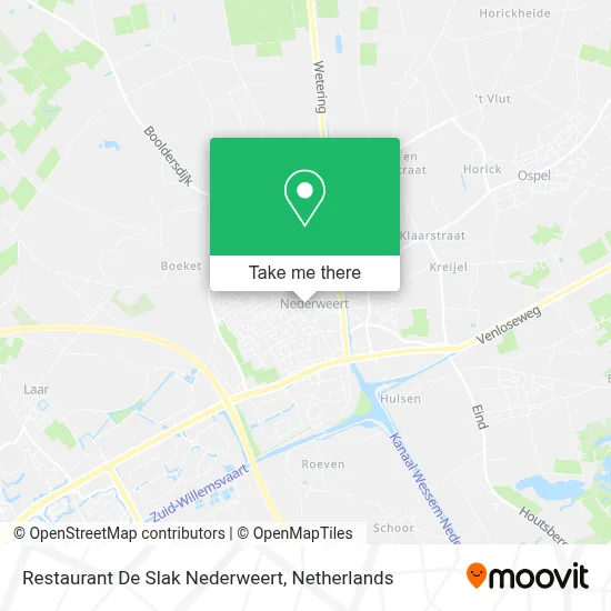 Restaurant De Slak Nederweert map