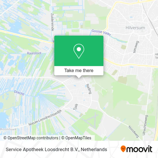 Service Apotheek Loosdrecht B.V. map