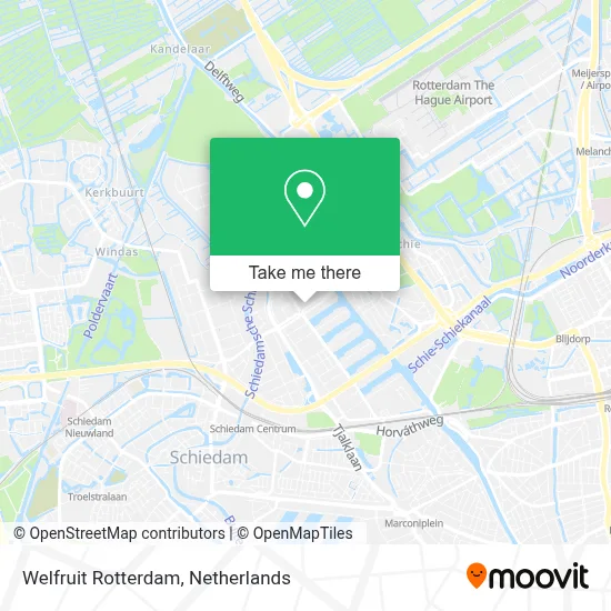 Welfruit Rotterdam map
