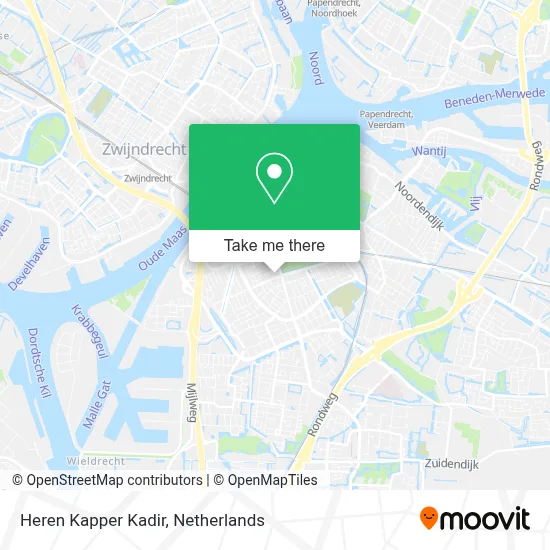 Heren Kapper Kadir map