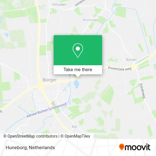 Huneborg map
