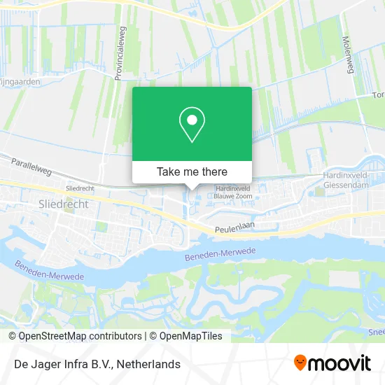 De Jager Infra B.V. map