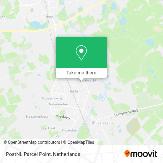 Postnl Pakketpunt map