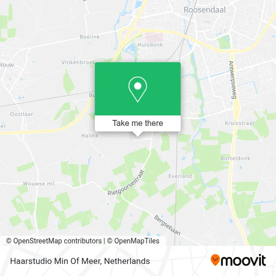Haarstudio Min Of Meer map