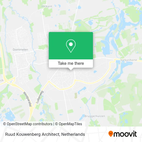 Ruud Kouwenberg Architect map