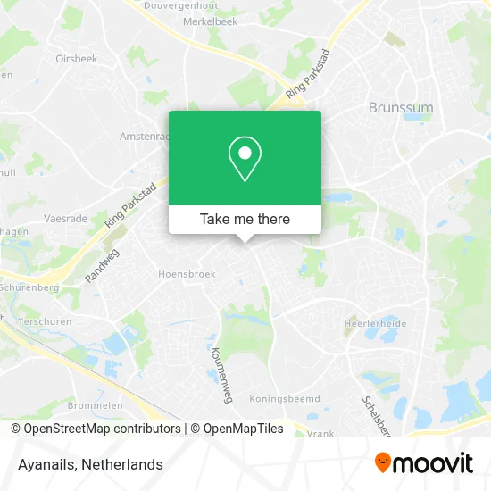 Ayanails map