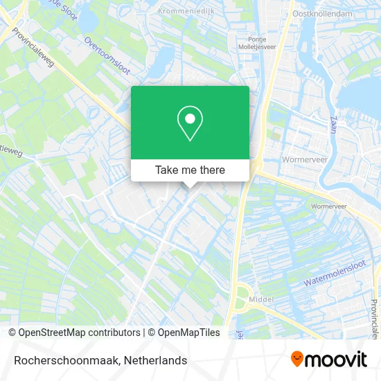 Rocherschoonmaak map