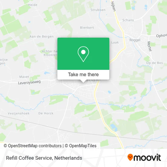 Refill Coffee Service map