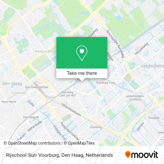 Rijschool Surr Voorburg, Den Haag map