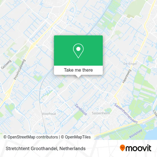 Stretchtent Groothandel map