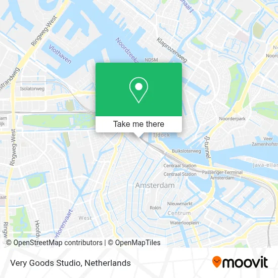 Very Goods Studio map