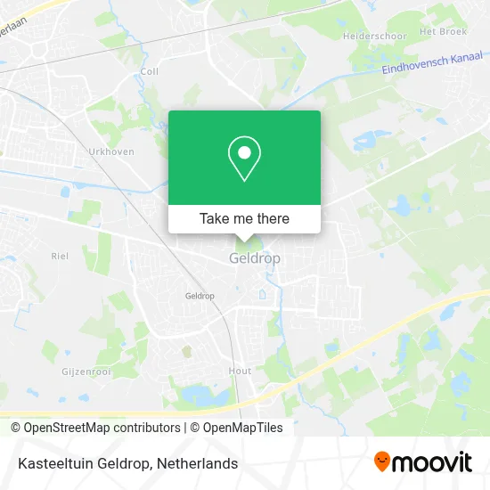 Kasteeltuin Geldrop map