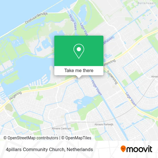 4pillars Community Church map