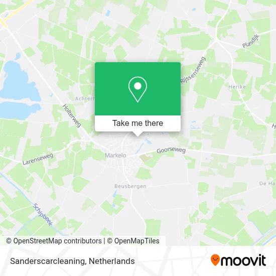 Sanderscarcleaning map