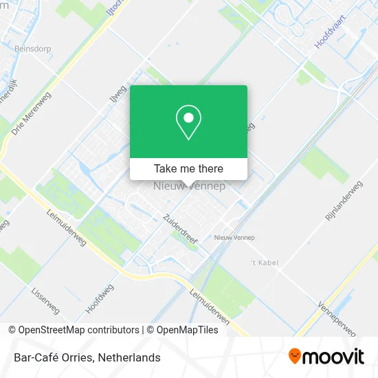 Bar-Café Orries map