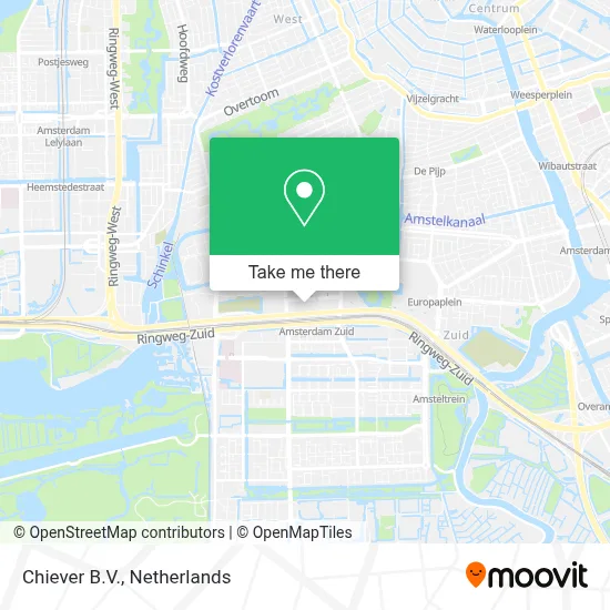 Chiever B.V. map