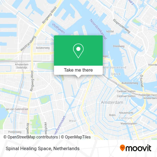 Spinal Healing Space map