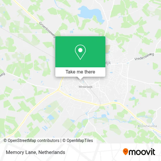 Memory Lane map