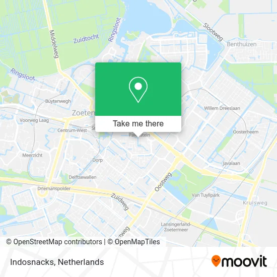 Indosnacks map