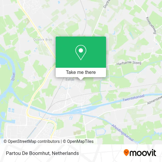 Partou De Boomhut map