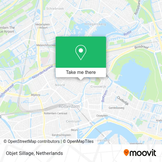 Objet Sillage map