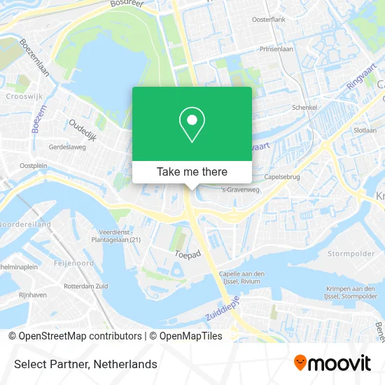 Select Partner map