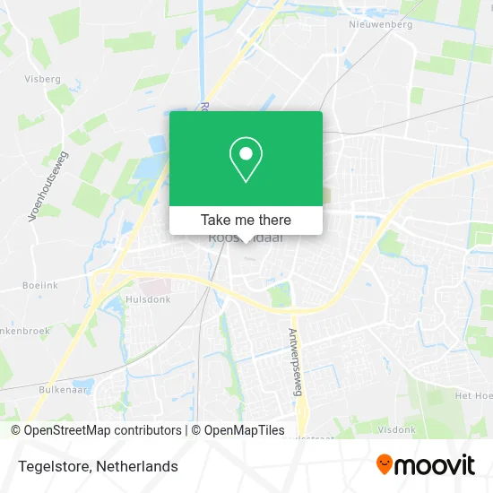 Tegelstore map