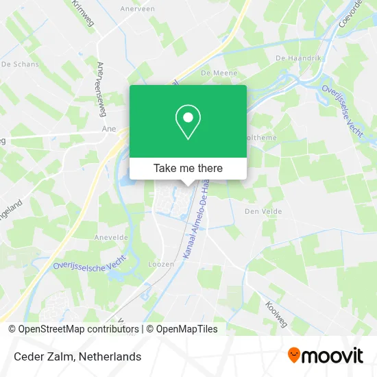 Ceder Zalm map