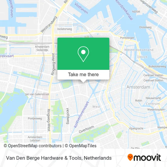 Van Den Berge Hardware & Tools map