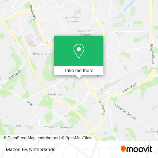 Mazon Bv map