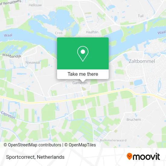 Sportcorrect map