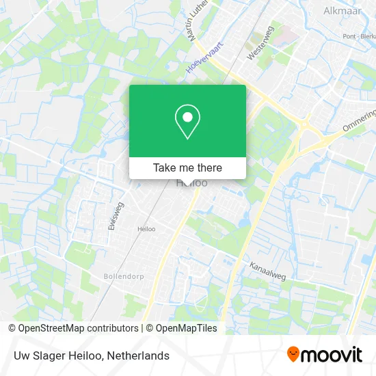 Uw Slager Heiloo map