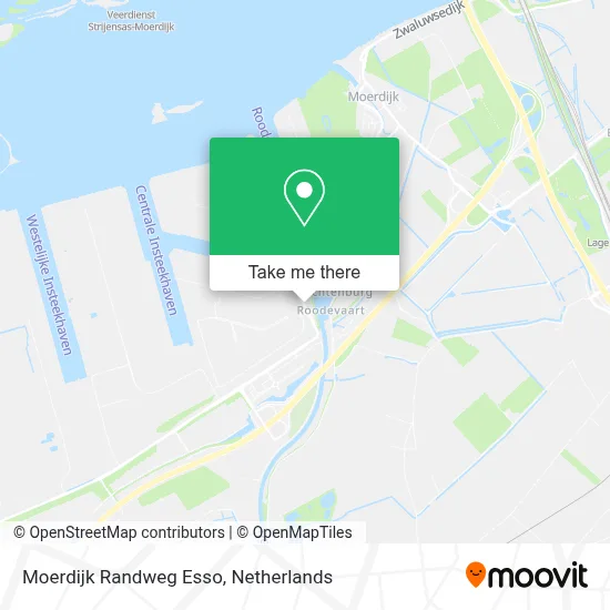 Moerdijk Randweg Esso map