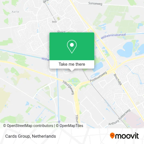 Cards Group map