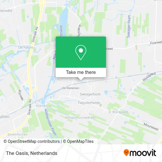De Oase map