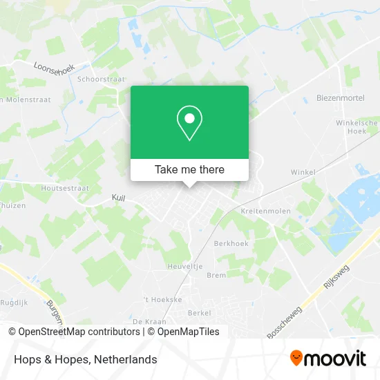 Hops & Hopes map
