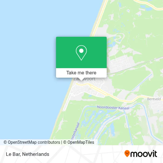 Le Bar map