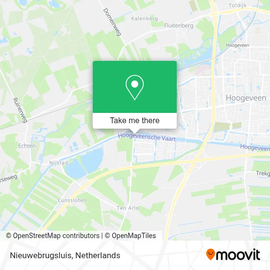 Nieuwebrugsluis map