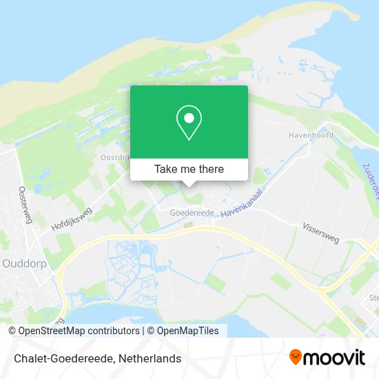 Chalet-Goedereede map