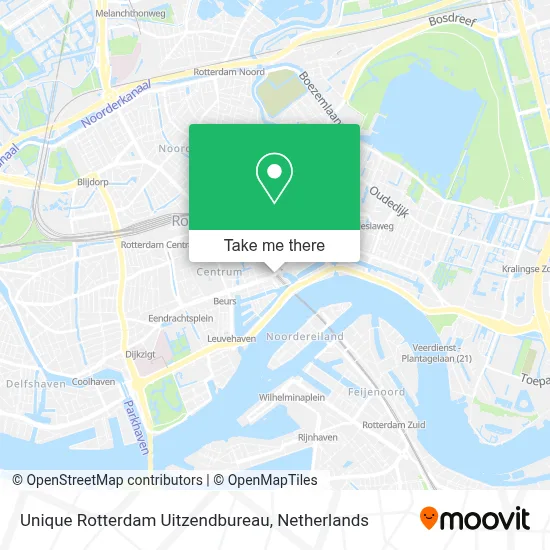 Unique Rotterdam Uitzendbureau map