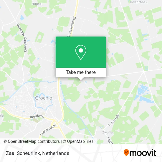 Zaal Scheurlink map