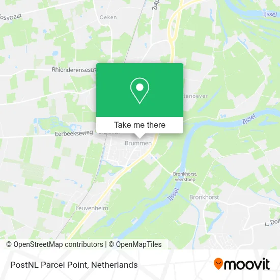 Postnl Pakketpunt map