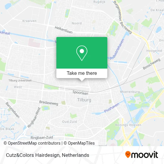 Cutz&Colors Hairdesign map