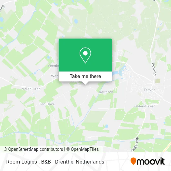 Room Logies . B&B - Drenthe map