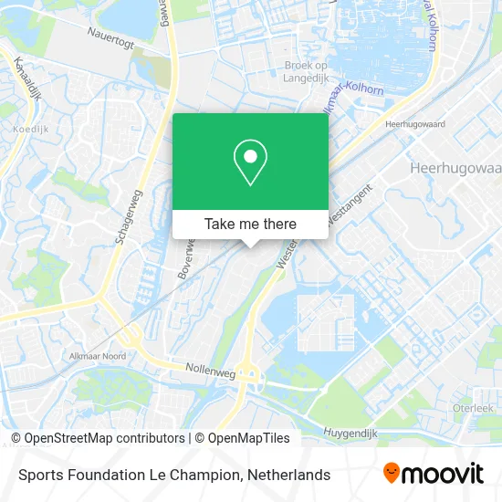 Sports Foundation Le Champion map