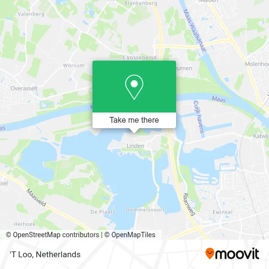 'T Loo map