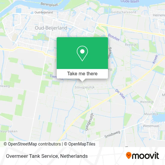Overmeer Tank Service map