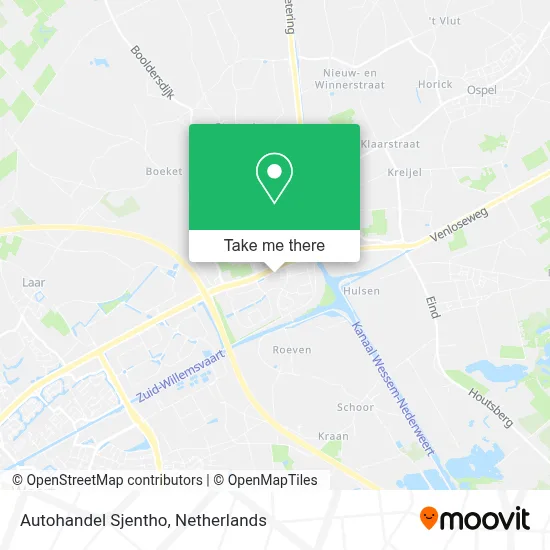 Autohandel Sjentho Karte