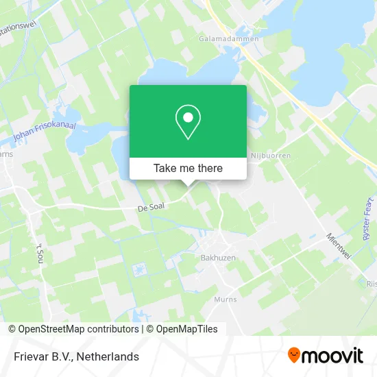 Frievar B.V. map